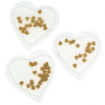 Artikel Konfettiherz Gold 5cm 24 St