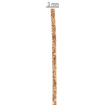 Artikel Dekokordel Rolle 3mm 20m Gold Kunststoff für Geschenkdekoration