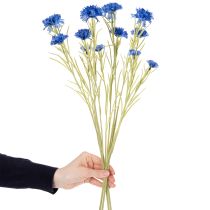 Artikel Kornblume Kunstblume Blau 68cm 4er-Set Realistische Sommerdekoration
