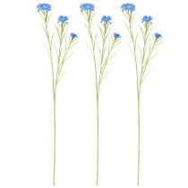 Artikel Künstliche Kornblumen Blau 85cm, 3er-Set Kunstblumen für Sommerdeko