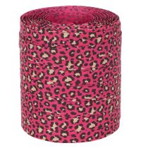 Artikel Dekoband Kräuselband Leoprint Pink 10mm x 100m Geschenkverpackung