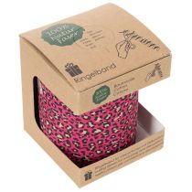 Artikel Dekoband Kräuselband Leoprint Pink 10mm x 100m Geschenkverpackung