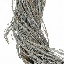 Kiefernkranz Naturkranz Kiefernzweige Weiß Dekokranz Ø30cm