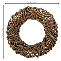 Artikel Dekokranz Rattan Naturzweige rund 45cm braun Innenbereich