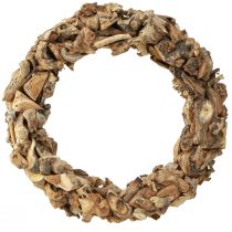 Artikel Kranz Wurzelholz Natur Dekoration Tischdeko Ø40cm Adventskranz Basis