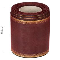 Artikel Kranzband Bordeaux 100mm Moiré Taft Hochzeit Dekoration