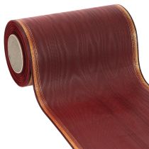 Artikel Kranzband Bordeaux mit Goldkante 175mm Dekor