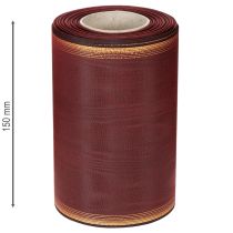 Artikel Kranzband Moiré 150mm Bordeaux Taftband Dekoration