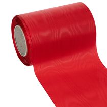 Artikel Kranzband Rot 125mm x 25m - Schleifenband für Trauerfloristik, Beschriftungen & Dekoration