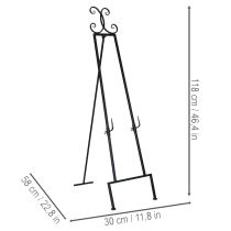 Artikel Metall-Kranzständer 118 cm für Innen- und geschützten Außenbereich
