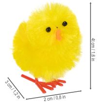 Artikel Chenille Kunststoff Osterküken 4 cm für Innenraum Dekoration und Bastelarbeiten 10-teilig