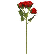 Artikel Künstliche Deko-Rosen Rot Ø4cm L45cm 3St für Floristen & Events