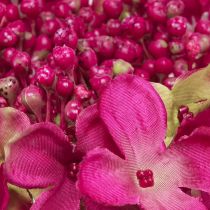 Artikel Künstliche Hortensienzweige Pink Blumendeko 43cm 2St