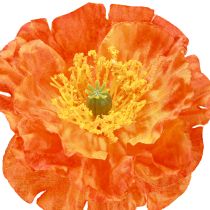 Artikel Hochwertige Künstliche Mohnblumen Orange - Summer Dekoration 3St