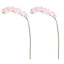 Artikel Künstliche Orchideen Hellrosa 58cm Real Touch Dekoblumen flexibel robust 2St