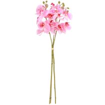 Artikel Künstliche Orchideen Pink 56cm realistische Kunstblumen Dekoration 3St