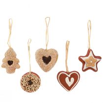 Artikel Künstliche Plätzchen Deko-Anhänger Weihnachten 4-6cm 12er-Set vielseitig einsetzbar