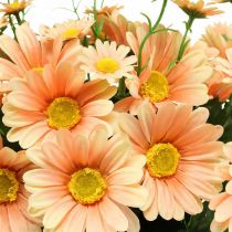 Künstliche Margeriten Kunstblumenstrauß Orange Peach 44cm