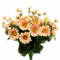 Künstliche Margeriten Kunstblumenstrauß Orange Peach 44cm