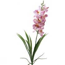Künstliche Orchidee Pink Weiß Kunstblume Orchidee 73cm