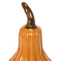 Artikel Kürbis Keramik 26cm Orange für Innenbereich