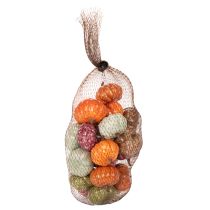 Artikel Mini Kürbisse aus Kunststoff 4 cm 24 Stück Herbstfarben für Innenbereiche