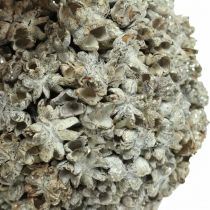 Artikel Weihnachtsdeko Weihnachtskugel Weiß Schneeball Ø10cm