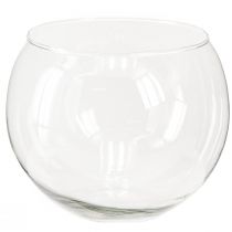 Artikel Kugelvase Glas Vase klar Runde Tischvase Blumenvase Ø15,5cm H12,5cm