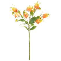 Artikel Kunstblume Gloriosa orange mit 3 Blüten pro Stiel 80 cm 3er Set