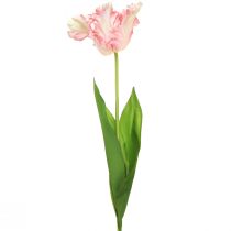 Artikel Kunstblume Papageientulpe künstlich Tulpe Rosa 69cm