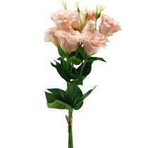 Artikel Kunstblumen Eustoma Lisianthus Rosa 52cm 5St