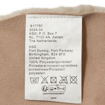 Artikel Kunstfell Deko Fell rund Tischläufer Fellteppich Beige Ø38cm - Gemütliche Wohnakzente