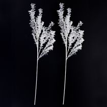 Artikel Kunstzweige Weiß Gefrostet Deko Winter 78cm Handgefertigt