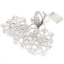 Artikel LED Fensterdeko Weihnachten Lichterkette Kaltweiß Batteriebetrieben Timer 25×90cm