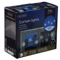 Artikel LED Fensterdeko Weihnachten Lichterkette Kaltweiß Batteriebetrieben Timer 25×90cm