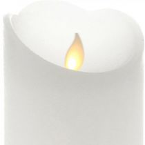 Artikel LED Kerze Wachs Stumpenkerze LED Wachskerzen Ø7,5cm H10cm