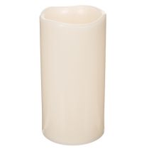 Artikel LED Kerze Kunststoff 25 cm Warmweiß Timer Outdoor