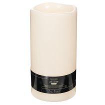 Artikel LED Kerze Kunststoff 25 cm Warmweiß Timer Outdoor