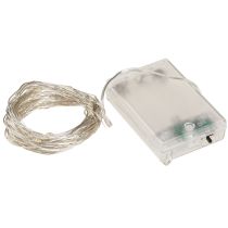 Artikel LED Lichterkette Warmweiß 100 Micro LEDs Timer Stromsparend Innen