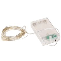 Artikel LED Lichterkette 40 Warmweiße Micro-LEDs mit Timer Funktion Batteriebetrieb Innen