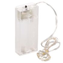 Artikel Lichterkette Kunststoff Warmweiß 1m 10 LEDs Batterie Innenbereich