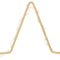 Artikel LED-Stern Tischdekoration Metall Gold 33 cm Batteriebetrieben Innenbereich