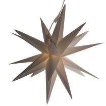 Artikel Deko LED Stern Kunststoff Warmweiß 40cm mit Timer Outdoor geschützt