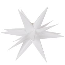 Artikel LED Stern Weihnachtsstern Kunststoff Warmweiß 60 cm Timer Outdoor