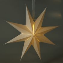 Artikel LED Stern Kunststoff 38cm Warmweiß mit Timer für geschützte Außenbereiche