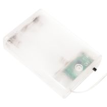 Artikel Kunstpflanze Tannenbaum 50cm beschneit LED Jutesack innen Batteriebetrieben