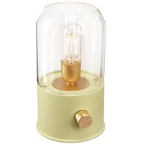 Artikel LED Tischlampe Retro Pistaziengrün Vintage Warmweiß 19,5cm