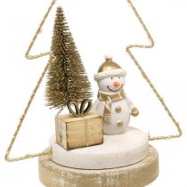 Artikel Tischdeko Weihnachten LED Tanne Für Batterie H21cm 2er-Set