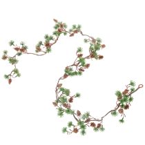 Artikel Künstliche Lärchengirlande mit Zapfen 120cm Grün-Braun