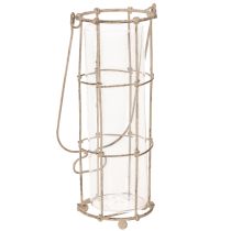 Artikel Laterne Garten, Metall Windlicht Ø8,5cm H23/18,5/14,5cm 3er-Set